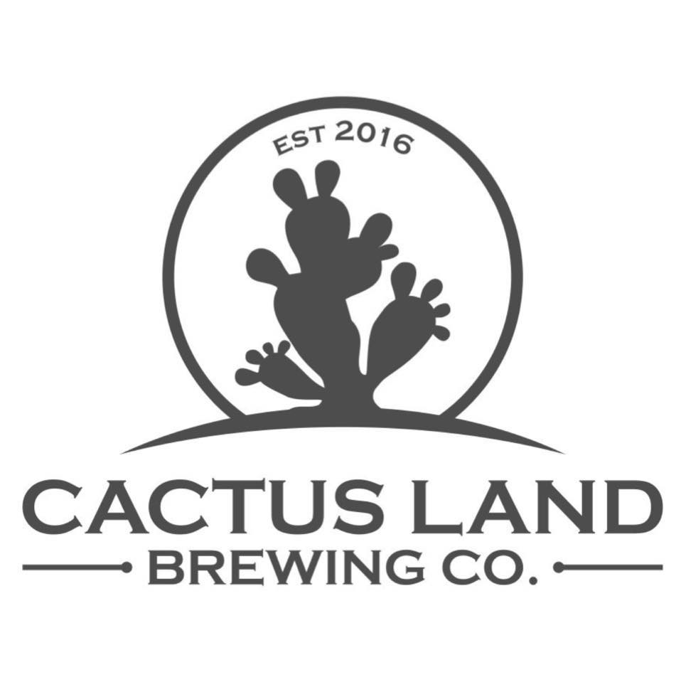 Cactus in a circle- Cactus Land Brewing logo