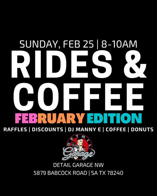 Rides & Coffee banner